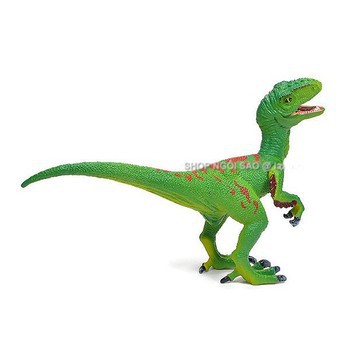 Mô Hình Khủng Long Veloci Raptor - Xanh Lá - 12cm - 7739