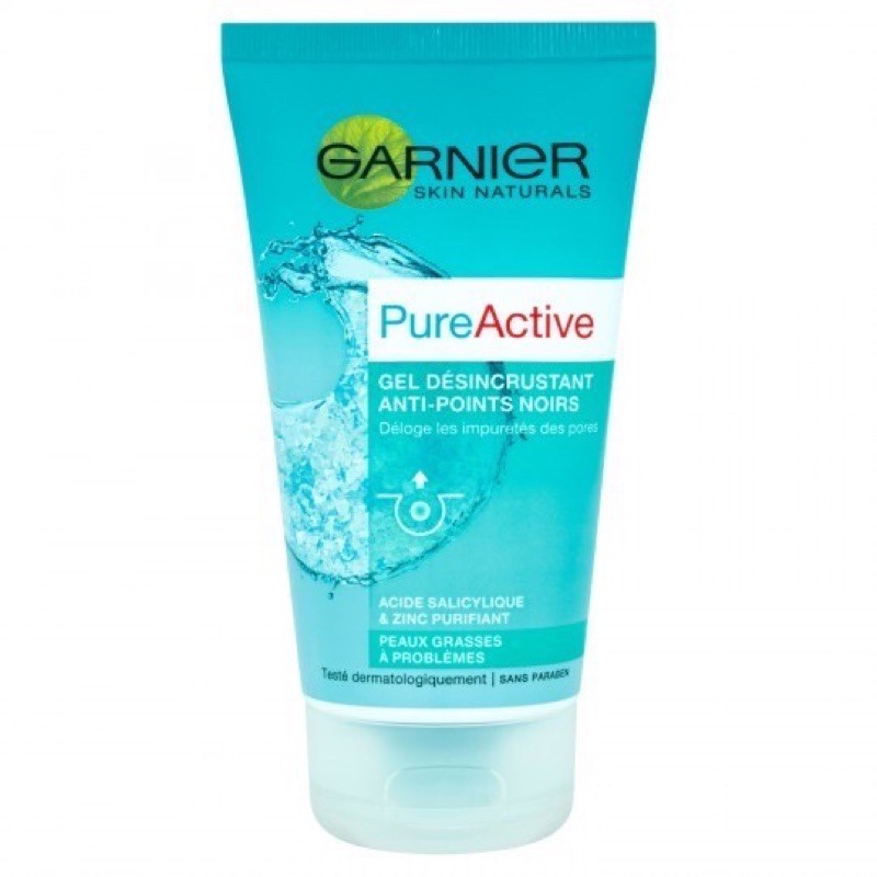 Sữa rửa mặt Garnier Skin Naturals Pure Deep Pore Wash 150mL