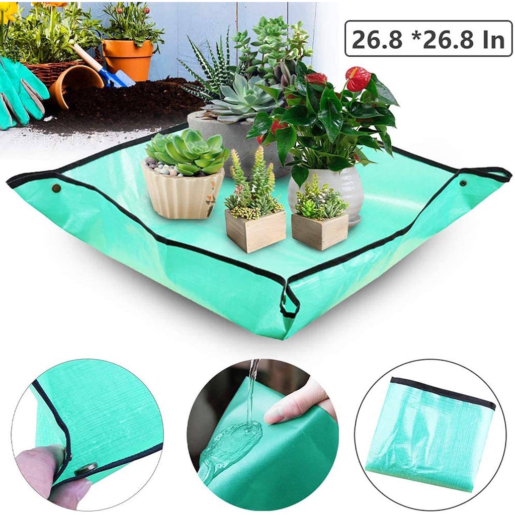 Tấm Lót Dày Chống Thấm Nước Có Thể Gấp Lại Để Trồng Cây Bonsai Tiện Dụng