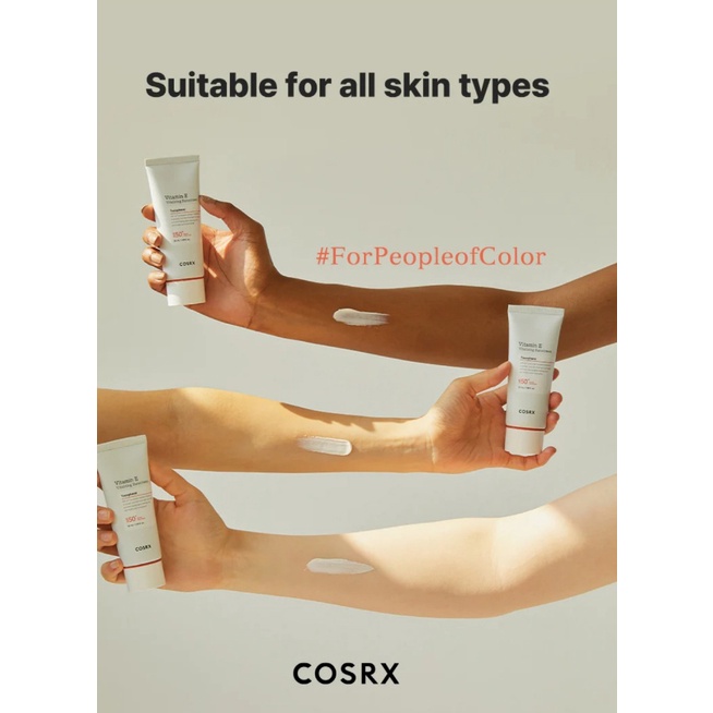 Kem chống nắng hóa học COSRX VITAMIN E VITALIZING SUNSCREEN SPF50+