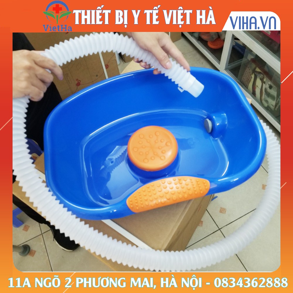 Chậu gội đầu tại giường Hàng Loại 1 dày dặn, chắc chắn ống dài 1.5m