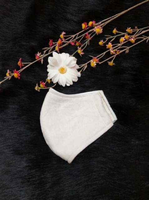 Khẩu trang linen 4 lớp : linen - thun cotton - vải không dệt, kháng nước - thun mè thông hơi | BigBuy360 - bigbuy360.vn