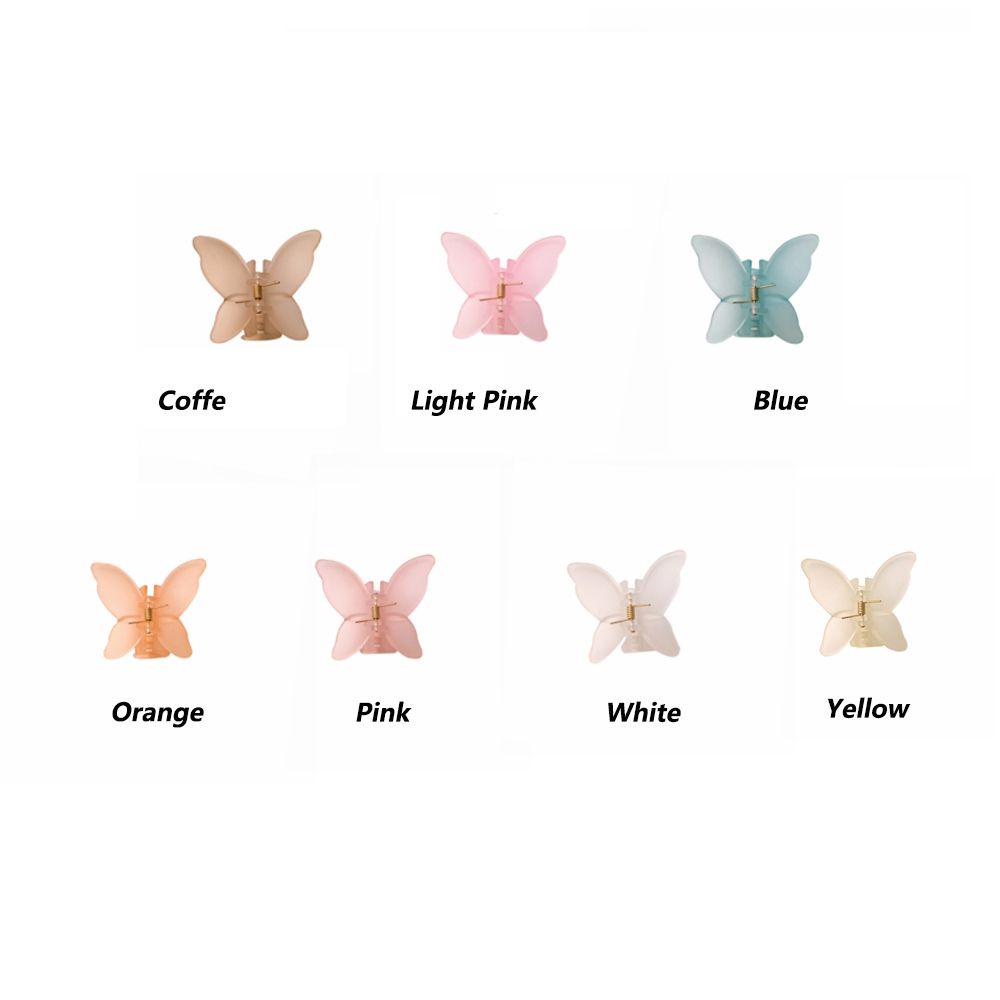 Kẹp tóc hình bươm bướm nhiều màu thời trang cho nữ