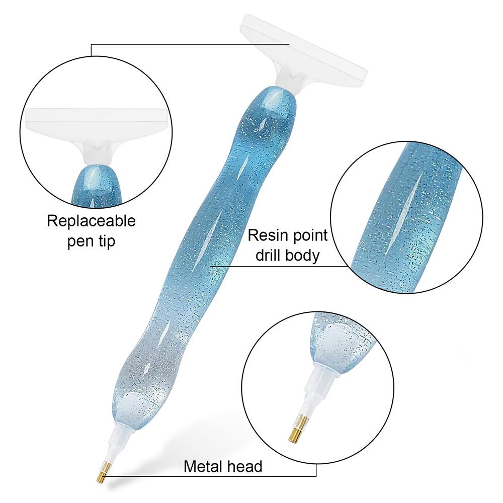 Bút Khoan Lỗ Làm Tranh Chữ Thập Thủ Công Bằng Nhựa Resin