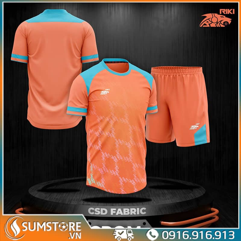 Áo Đá Banh Không Logo Crom – Cam - Áo Bóng Đá Mới Nhất