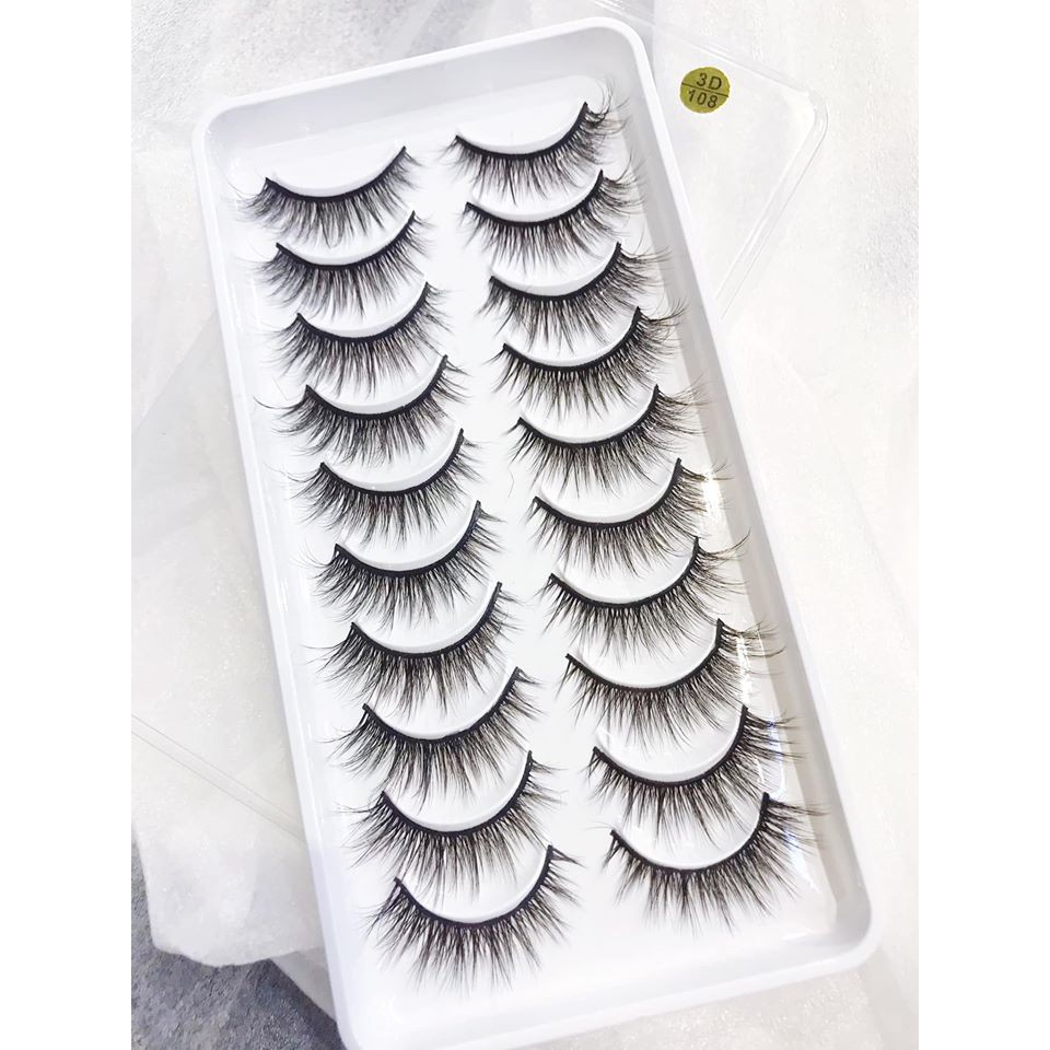 LÔNG MI CHỒN HỘP 10 ĐÔI