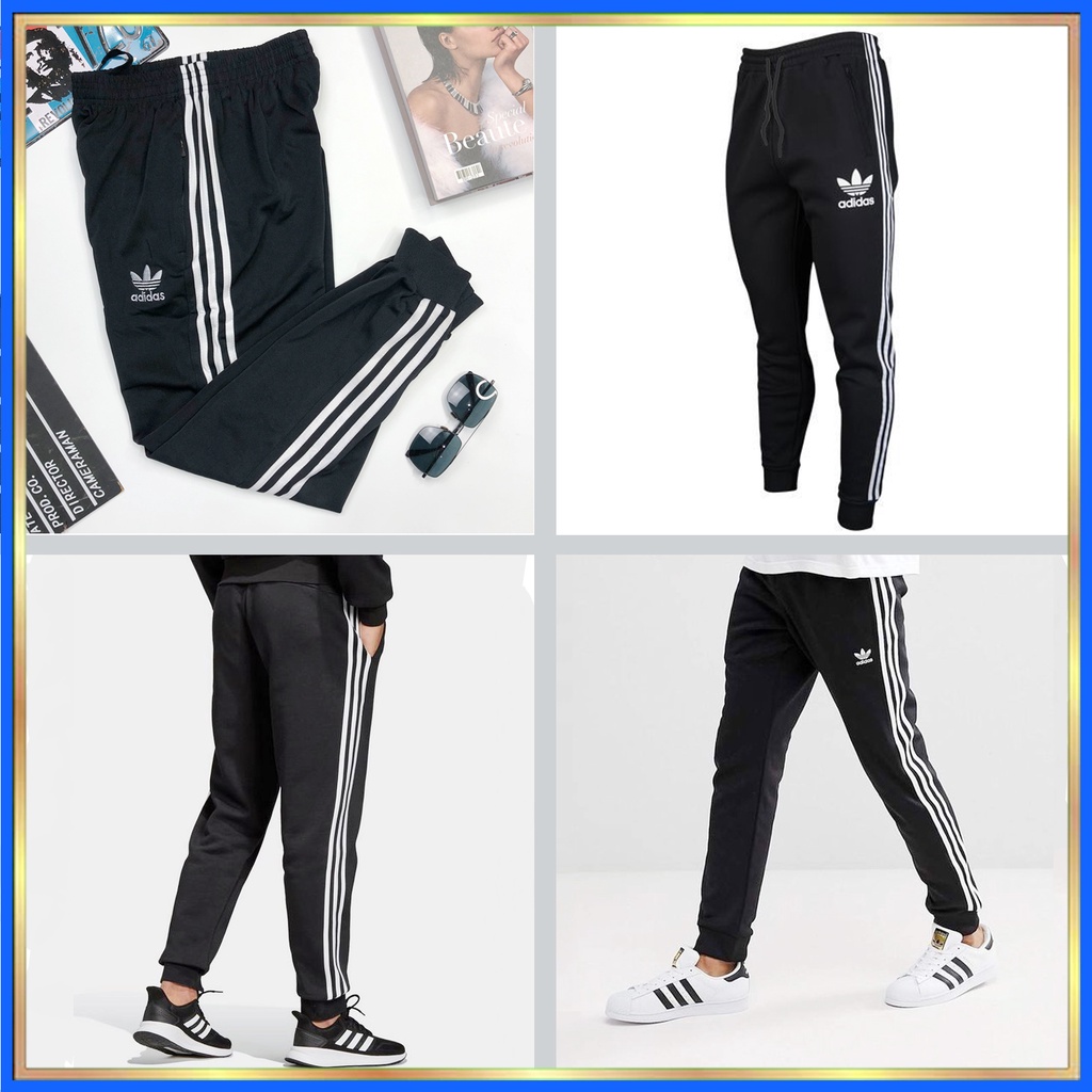 Quần dài thể thao nam 3 sọc thời trang, cao cấp adidas