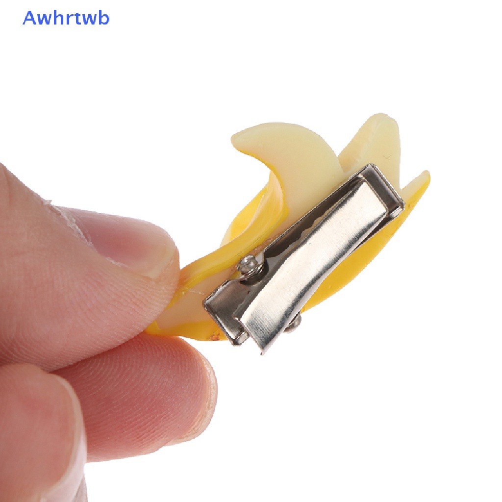 Set 2 Kẹp Tóc Hình Quả Chuối Sáng Tạo Cho Nữ Mới