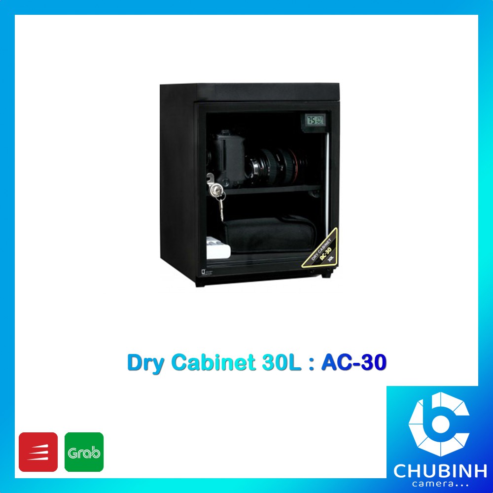 Tủ chống ẩm AC-30 | 30 Lít | Hàng Chính Hãng 100%