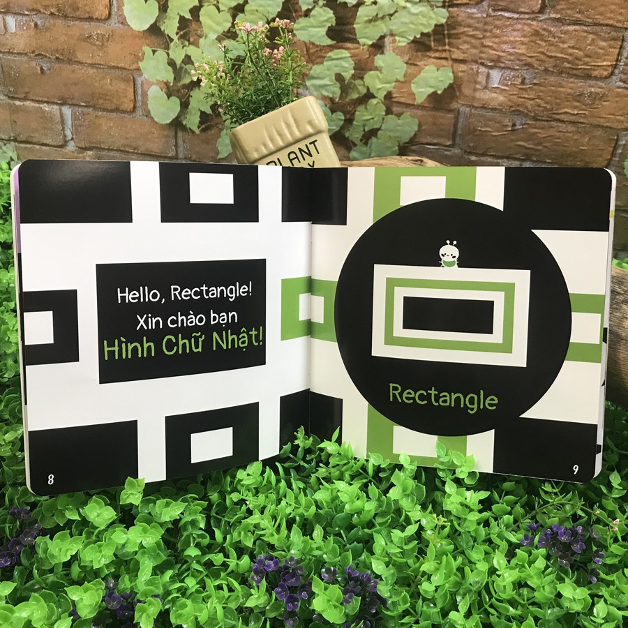 Sách Ehon - Song Ngữ Kích Thích Thị Giác Cho Bé 0-3 tuổi