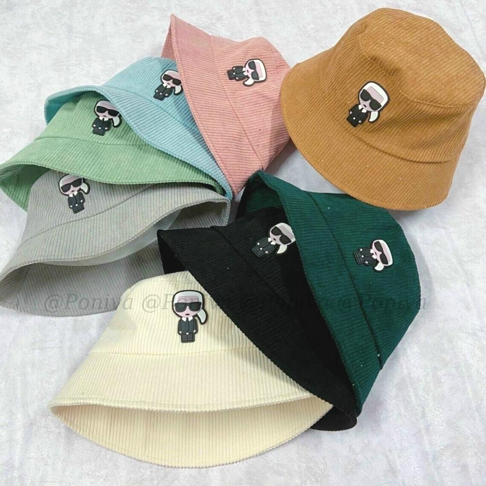 Mũ BUCKET vành cụp ❤️ Nón tai bèo thêu tem Thám Tử chất nhung tăm cao cấp form unisex nam nữ PONIVA siêu hot