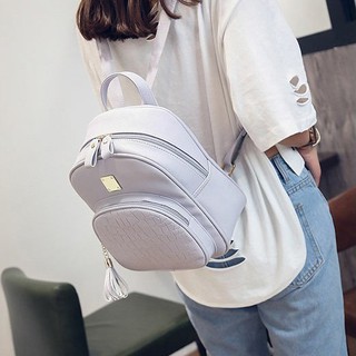 Balo Da Nữ B02 Màu Xám