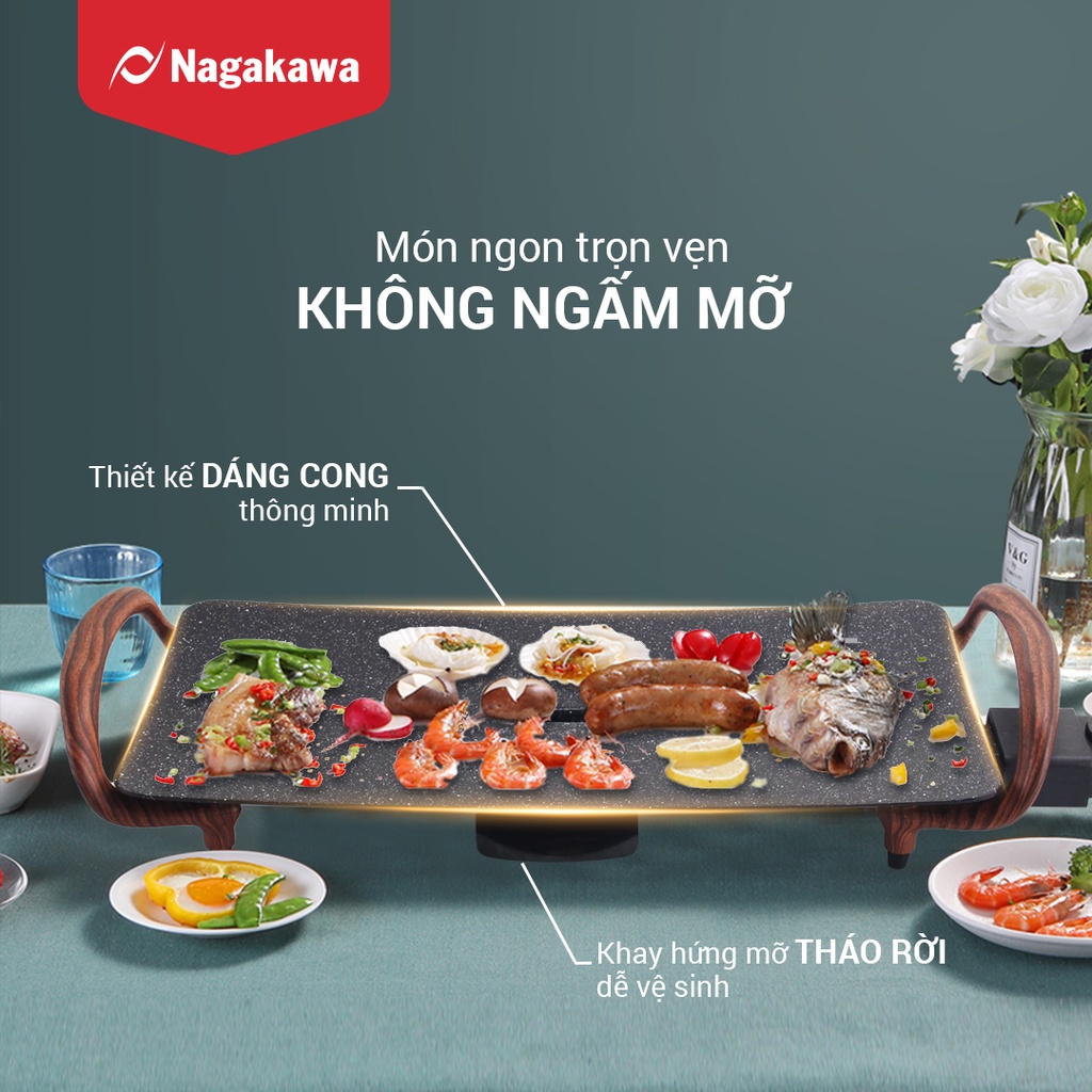 Bếp Nướng Điện Vân Đá Nagkawa NAG3103