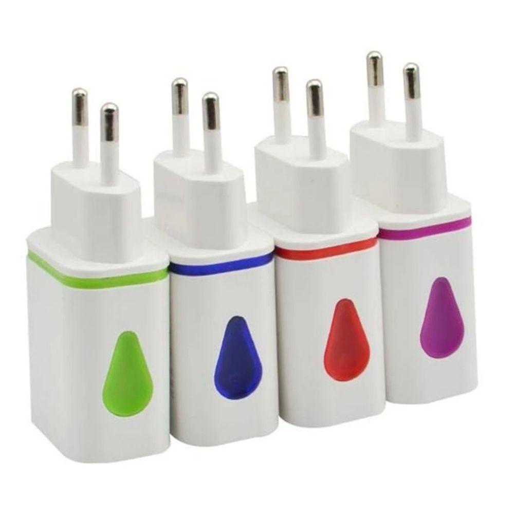 Cốc Sạc Nhanh Hai Cổng USB Gắn Tường Tiện Dụng Cho Điện Thoại Di Động