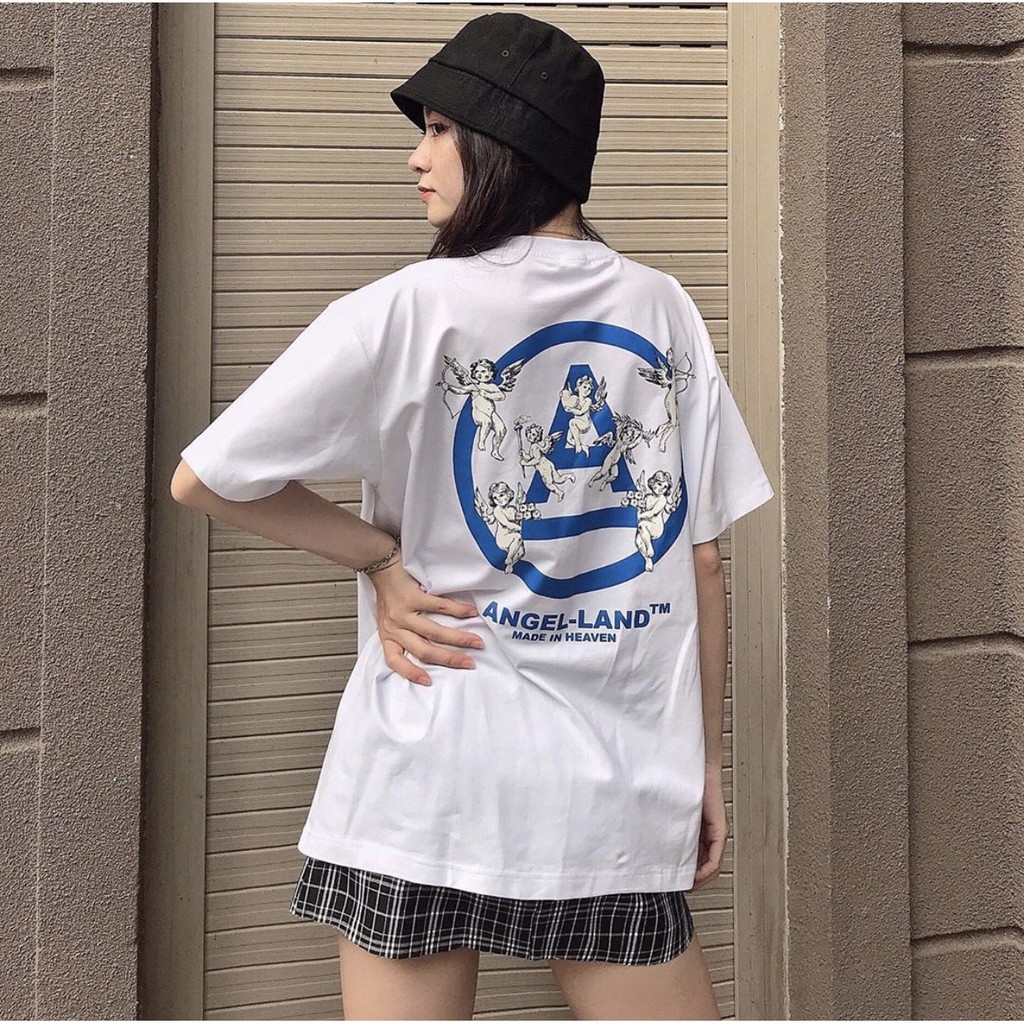 Áo Thun ANGEL LAND. Thiên Thần Ulzzang Unisex 1hitshop | BigBuy360 - bigbuy360.vn