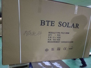 pin mặt trời mono 200w BTE Solar