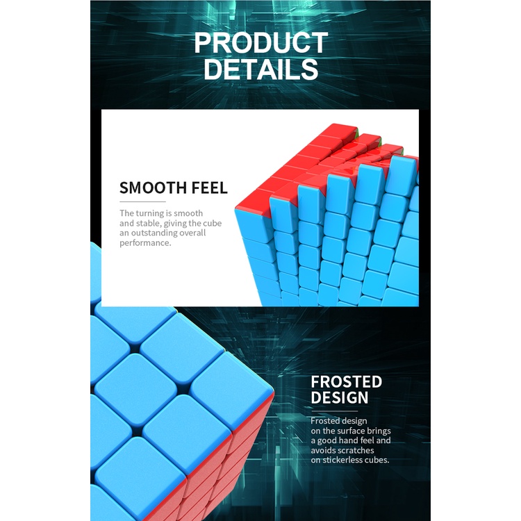 Đồ Chơi Khối Rubik 7x7 9x9 8x8 3m 6x6 Dành Cho Trẻ Em