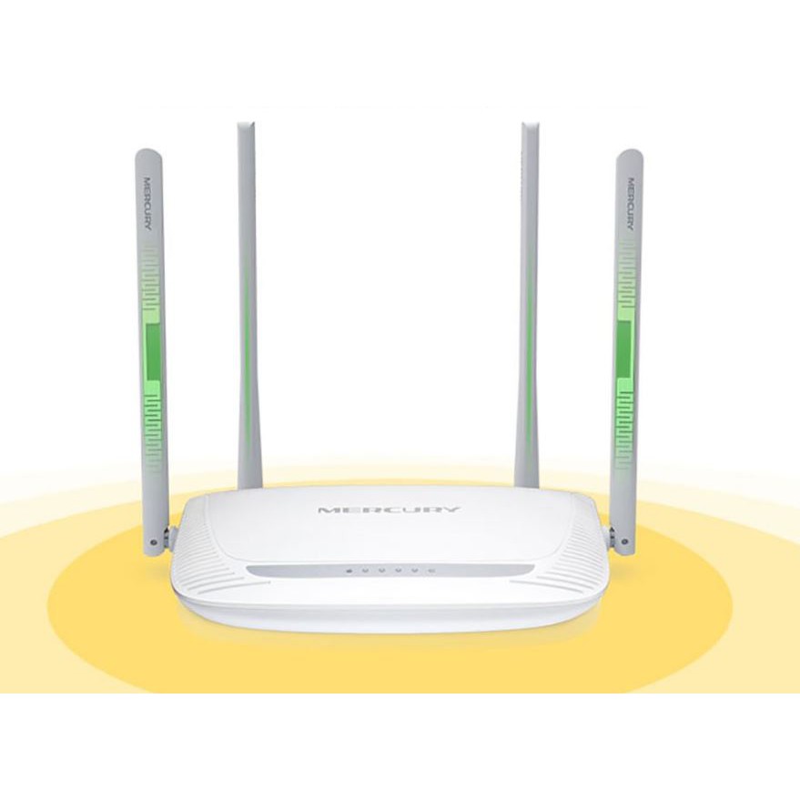 Router WiFi Sóng Khoẻ MERCURY MW325RE 4 Dâu có khả năng phát xuyên tường, 4 ăng ten thế hệ mới tăng khả năng lặp sóng, đ