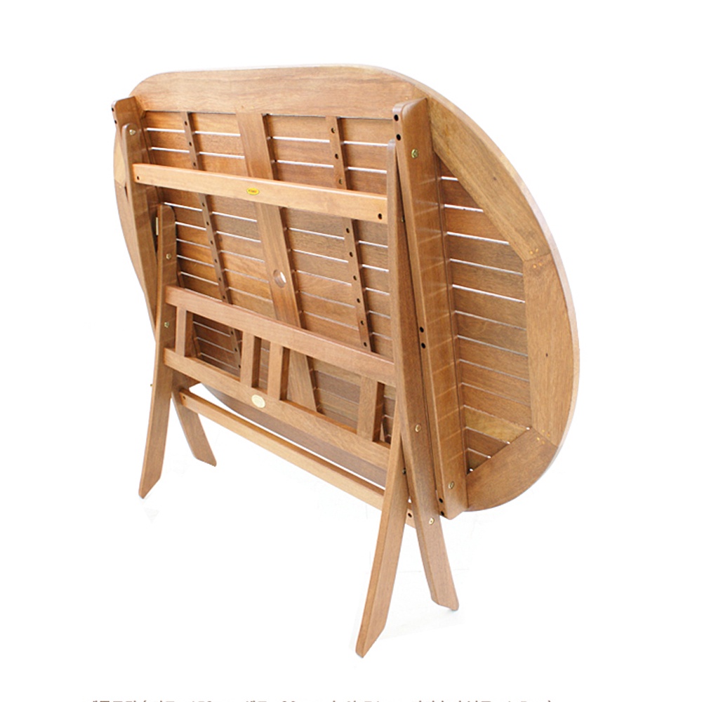 Bàn xếp oval Papua IBIE gỗ dầu