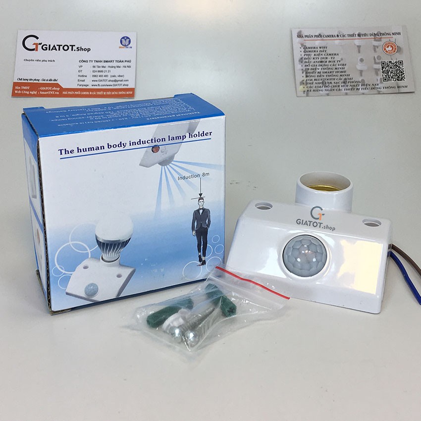 Đui đèn cảm ứng ZD1309