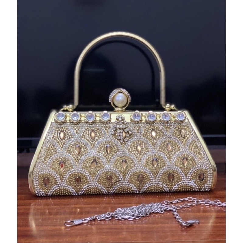 Túi Đầm Đeo Tay Có Gắn Hoạ Tiết Cao Cấp