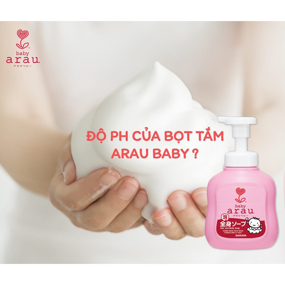 [THANH LÝ] Sữa tắm gội 2in1 Arau (mua chai tặng túi)