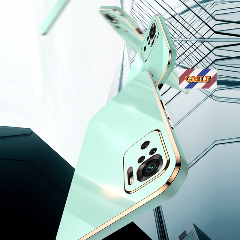 Ốp Điện Thoại Silicon Mạ Viền 6D Cho Xiaomi Redmi Note 10 9 Pro 10S 9S 7S 8 7