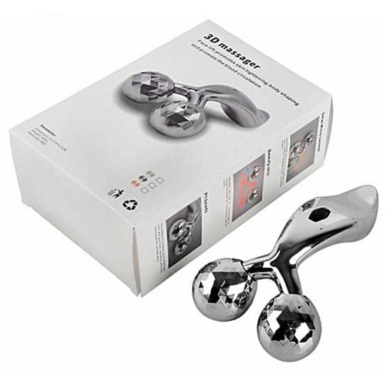 Lăn mặt Massage inox 3D