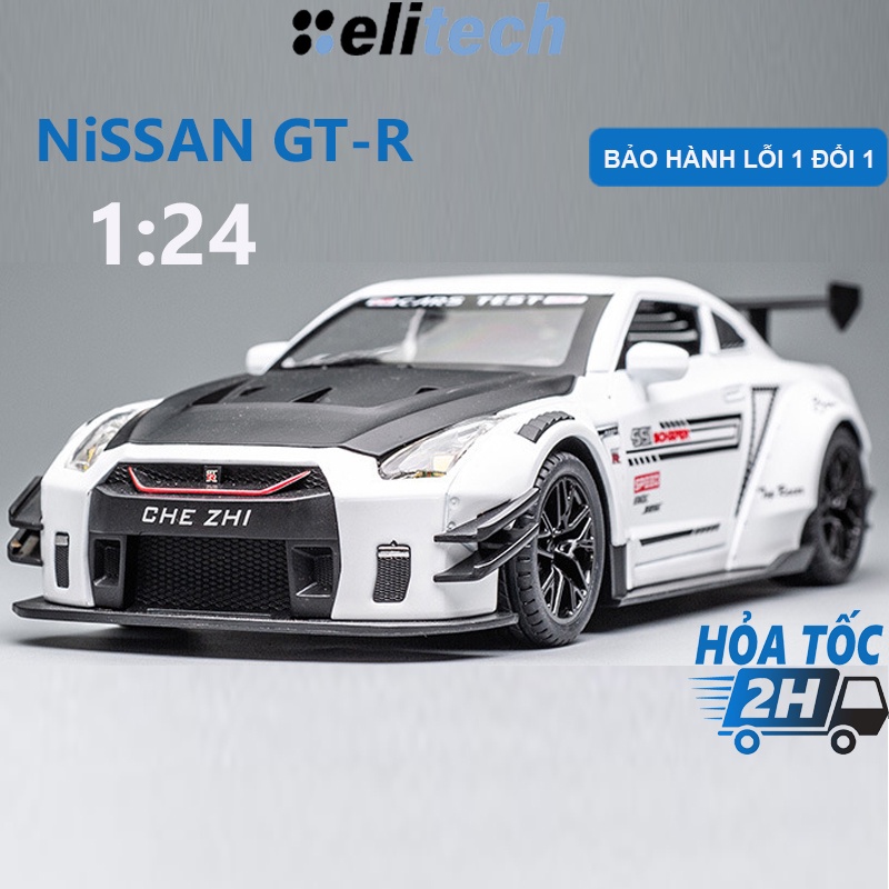 Xe mô hình tĩnh NISSAN - GTR tỉ lệ 1:24, chất liệu hợp kim cao cấp, thiết kế tinh xảo