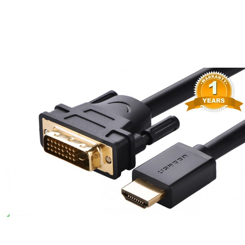 Cáp đổi HDMI sang DVI 24+1 UGREEN 11150 (1.5m)