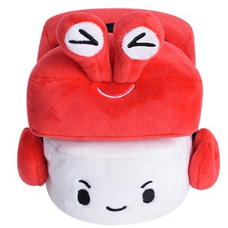 Choba Nwt Crab 6″ Sushi Plush Pillow Cushion Doll Japan Toy Bedding Room Home Decor Korean Fancy by Cupid Gift Shop