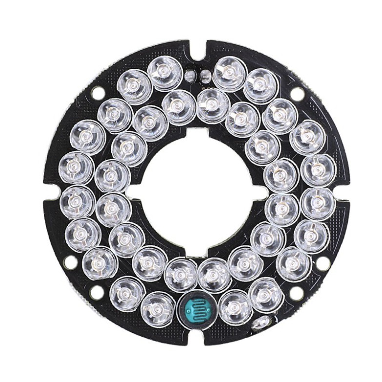 Sale 69% Bảng đèn phát sáng hồng ngoại 36 LED cho camera CCTV CCD,  Giá gốc 53000đ- 18F132