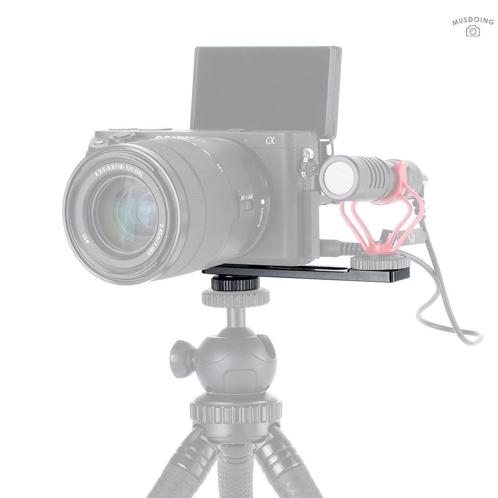 Thanh đỡ mic làm vlog Ulanzi PT-5 có lỗ vít 1/4 Inch chuyên dụng cho camera Sony A6000