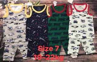 Bộ Sát Nách Bé Trai ( sale 100k 3 bộ )