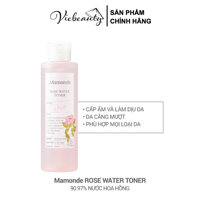 Nước Hoa Hồng Mamonde Pore Clean Toner 250ml - Khongcoson