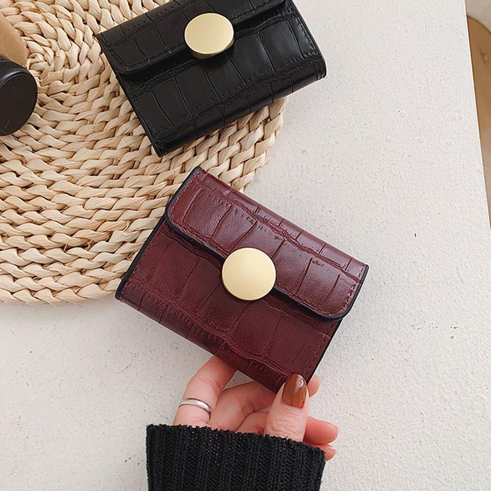 Ví Ngắn Đựng Thẻ Đa Năng Phong Cách Châu Âu