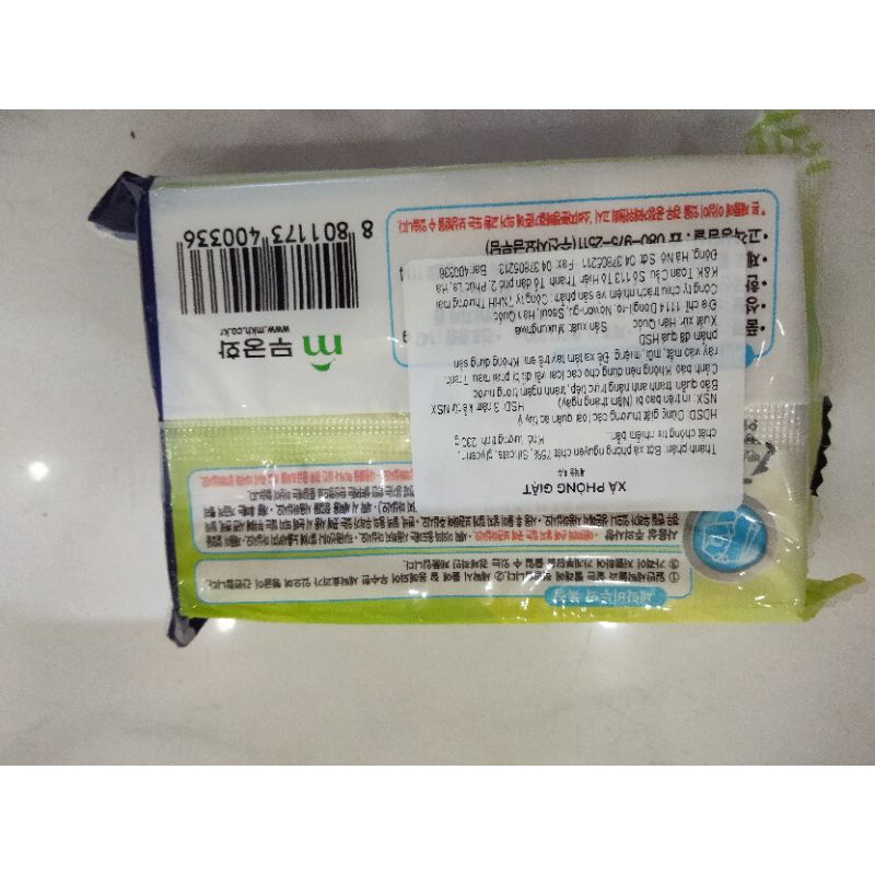 Xà bông tẩy trắng quần áo Hàn Quốc