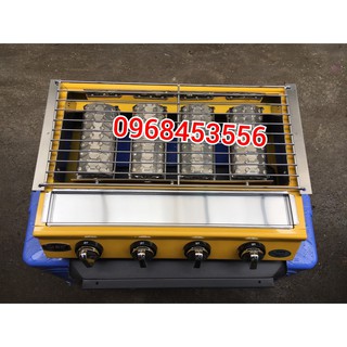 Bếp gas 4 họng - 4 cửa