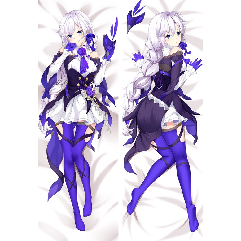 Vỏ Gối In Hình Game Honkai Impact 3 Kiana Kaslana 60*180CM