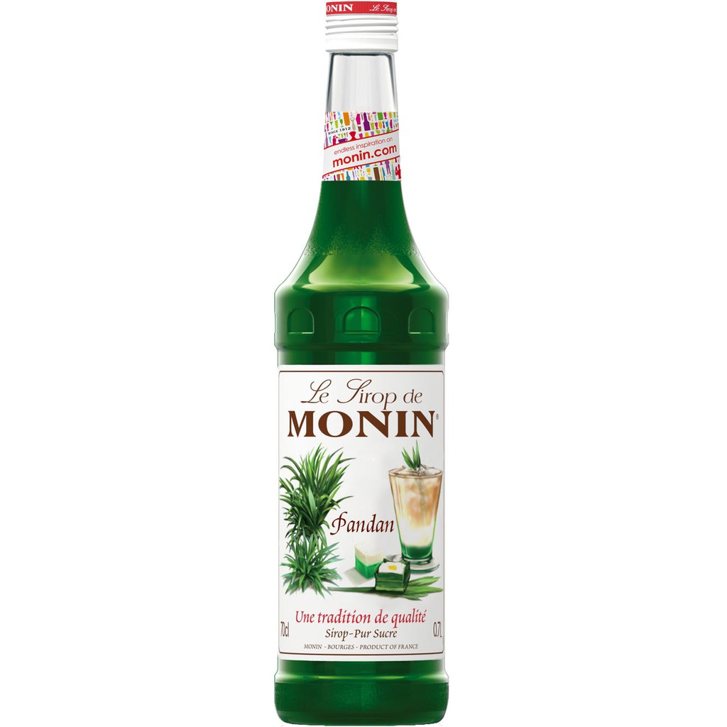 Siro lá Dứa Monin (Pandan syrup) - chai 700ml