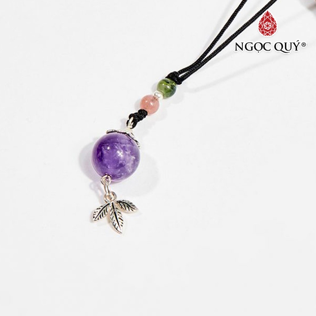 Dây Chuyền TA Tím Tròn - Ngọc Quý