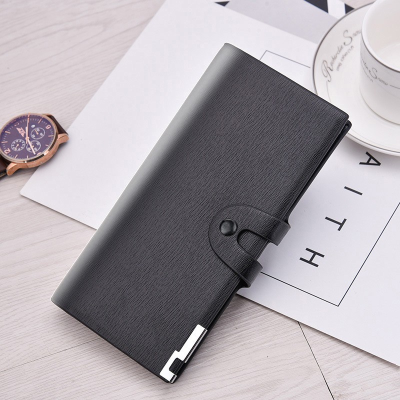 SANG TRỌNG Ví Da Cầm Tay Dáng Dài Đa Năng Thời Trang Hàn Quốc Cho Nam XINH XINH