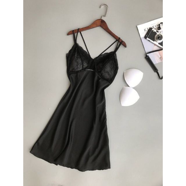ĐẦM NGỦ♥️FREESHIP♥️ LỤA CHÉO LƯNG SEXY