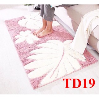 Thảm phòng ngủ thảm lau chân phòng tắm lông dày siêu mều siêu thấm chống trơn trượt