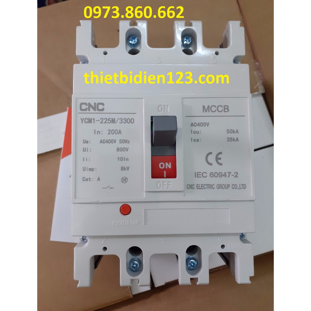 Aptomat khối CNC - MCCB 630A - 50kA