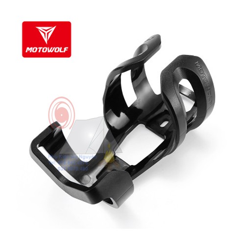 Bộ giá đỡ bình nước Motowolf cho xe máy dành cho ghi đông và chân kiếng xe