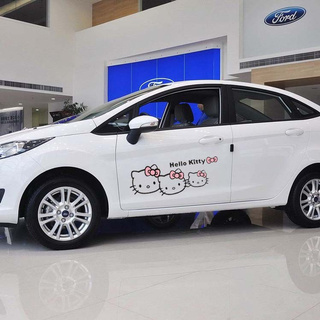 Decal DáN Trang Trí HìNh Hello Kitty Cho Xe Hơi