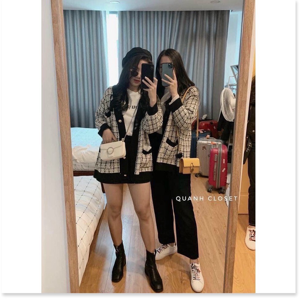 Áo khoác len cardigan cúc vàng _ CÓ SẴN | BigBuy360 - bigbuy360.vn