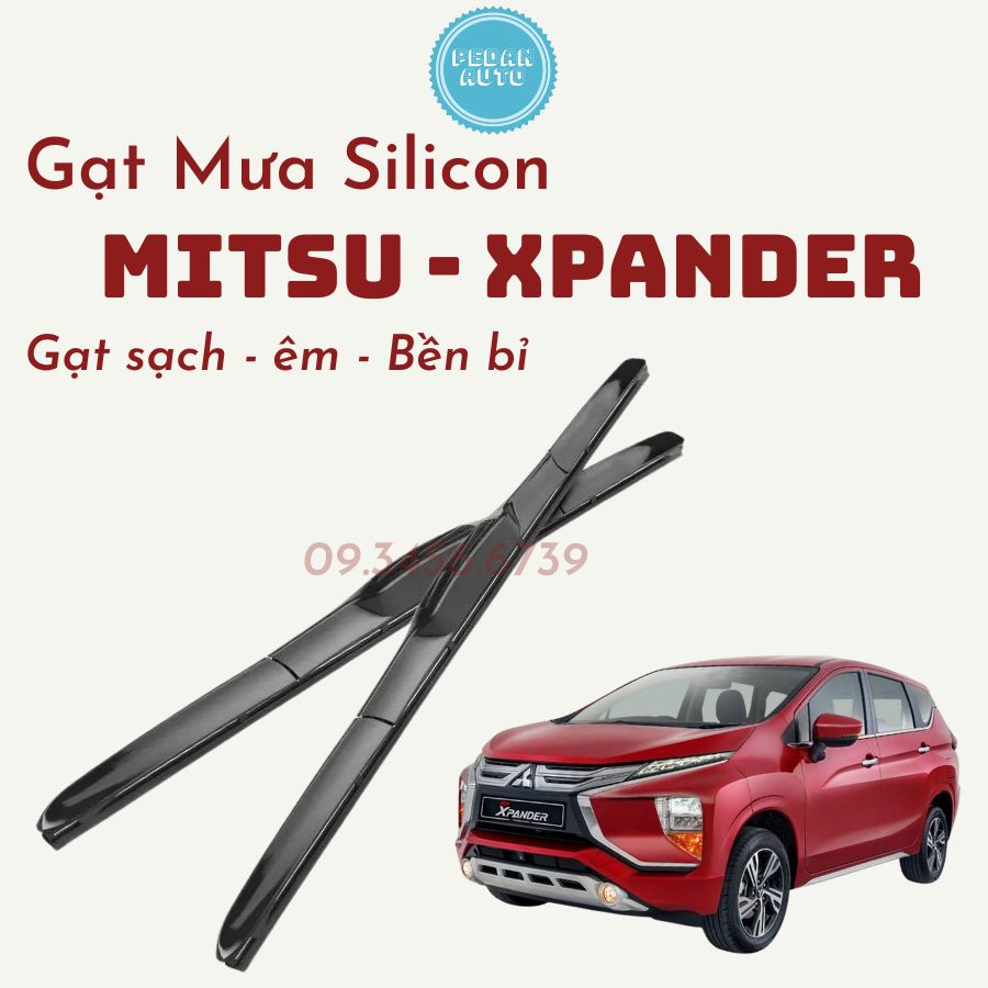 Gạt mưa ô tô, cần gạt mưa silicon xe Xpander 2018 đến 2022...bộ 2 gạt mưa siêu sạch (26.16)