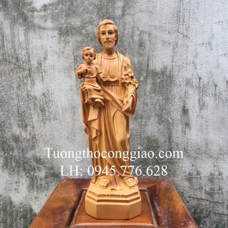 Tượng Thánh Giuse bế Chúa 40cm